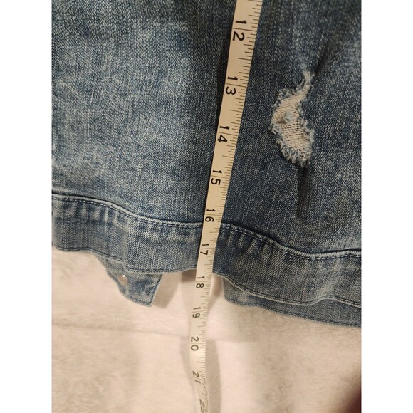 Chelsea & Violet Denim Jean Jacket Womens XL - Picture 5 of 6